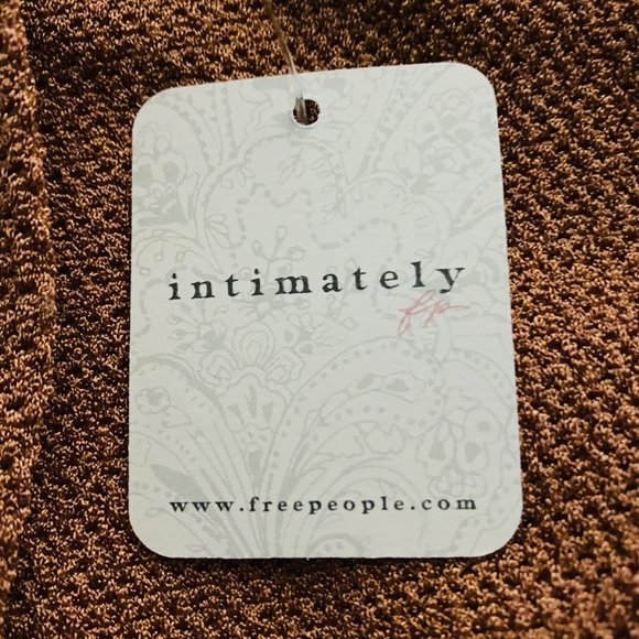 Free People Make It A Mock Neck Seamless Bodysuit M/L Iced Chai taupe NEW NWT - Picture 6 of 7